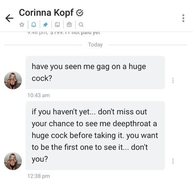 🔥 Corinna kopf  page leaked private photo uncensored full
