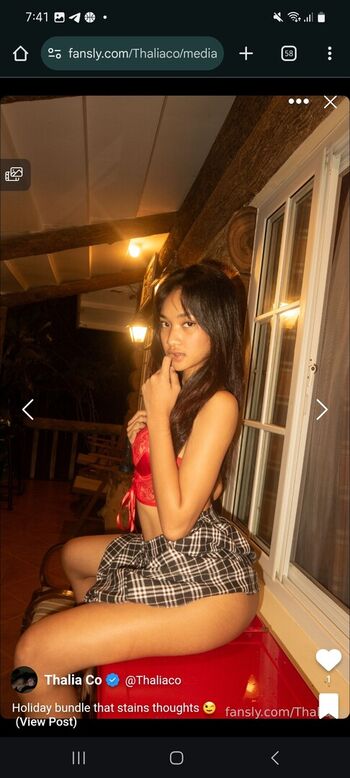 🔥 Thalia co leaked private photo uncensored full